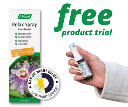 Free Stress Relief Spray by A.Vogel Canada