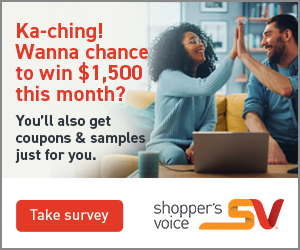 Enter now to win $1,500 with Shoppers Voice