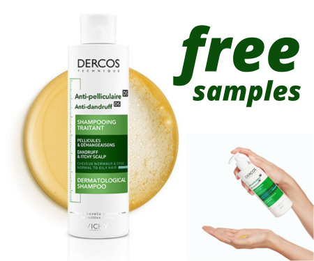 Free Vichy Dercos Shampoo Sample