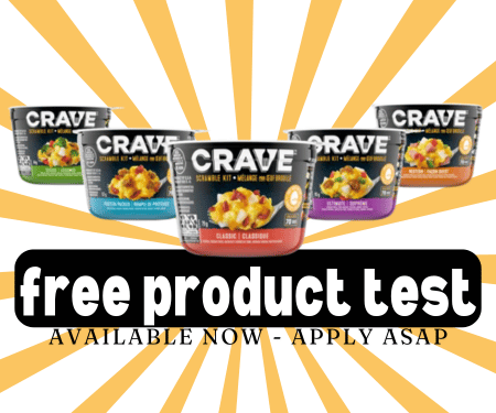 How to Apply to Try CRAVE Scramble Kits for Free