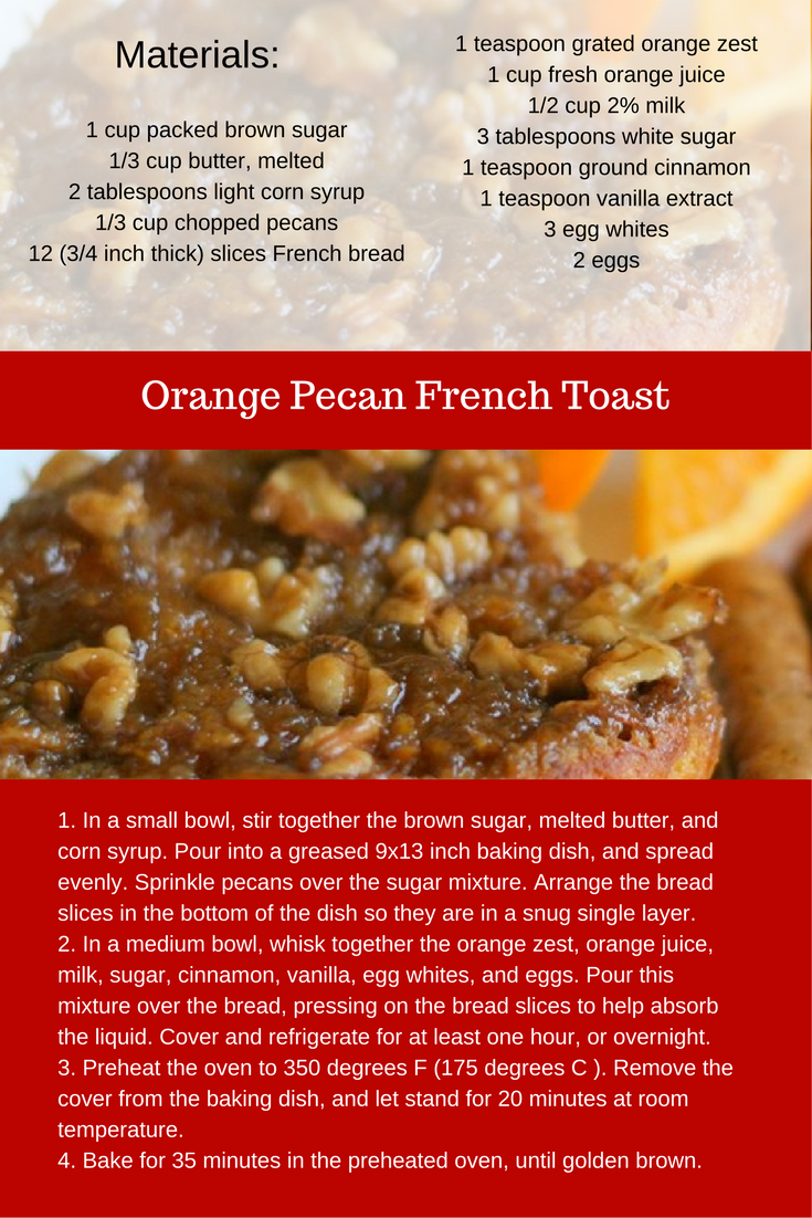 Orange Pecan French Toast