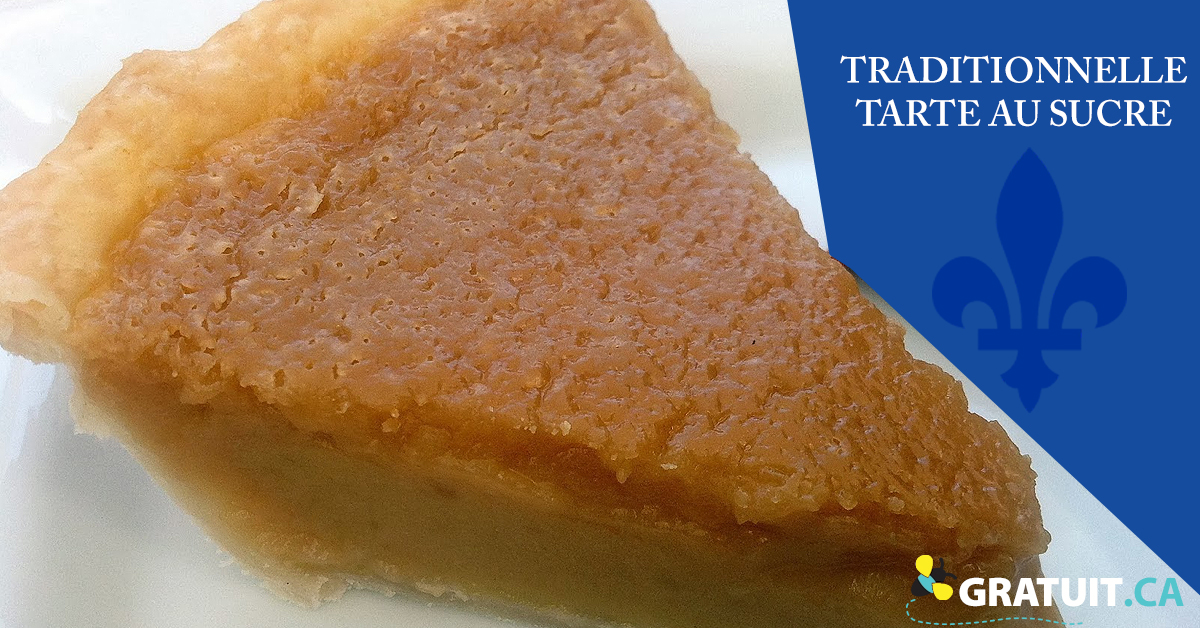 La Traditionnelle Tarte Au Sucre Est Tres Simple A Faire Et