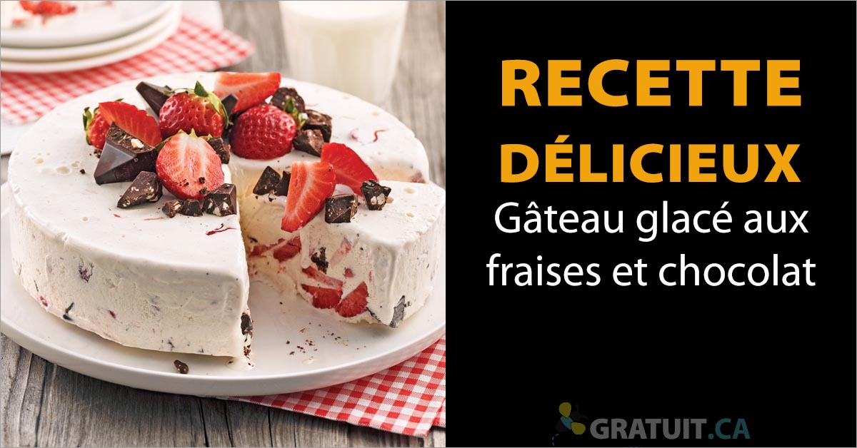 Cinq Ingredients Et Vous Avez Un Delicieux Dessert Qui Fera Sensation Vous Pouvez Remplacer Les Fraises Par Des Framboises Ou Des Bleuets Et Vous Pouvez Utiliser Votre Chocolat Prefere Si Vous N 039 Etes