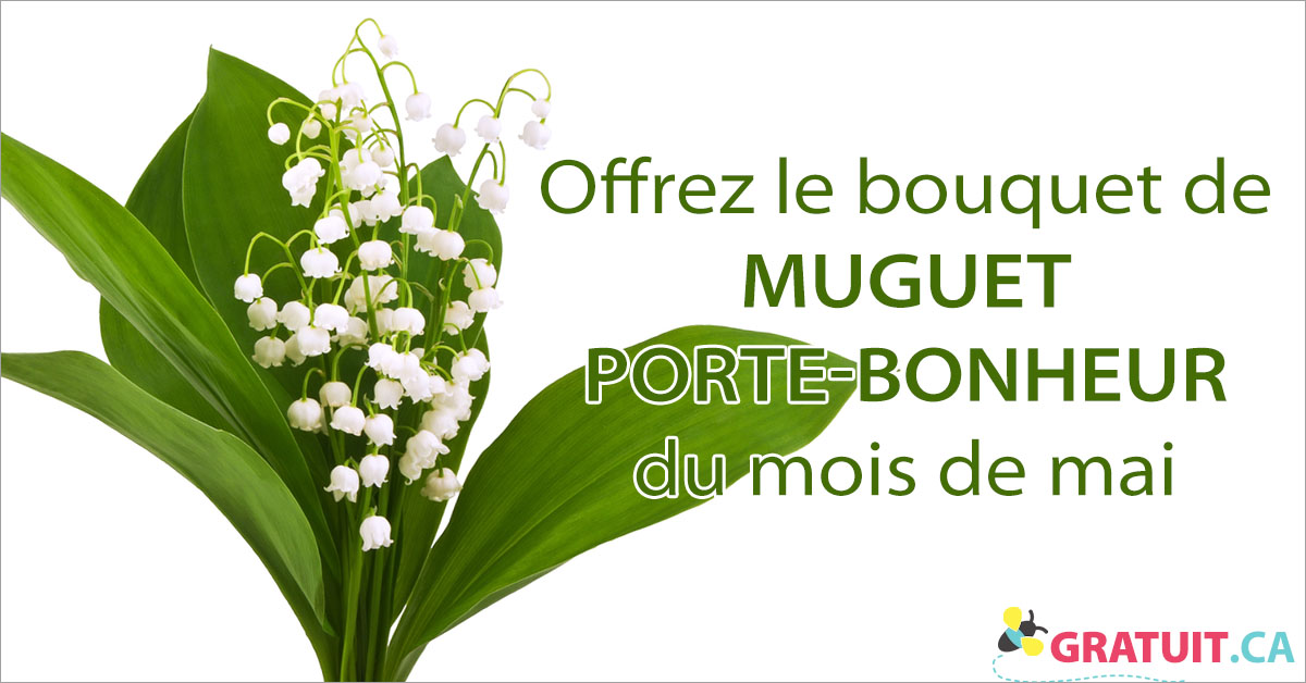 C 039 Est Le Mois De Mai Partagez Ce Bouquet De Muguet Porte Bonheur Avec Ceux Et Celles Que Vous Aimez