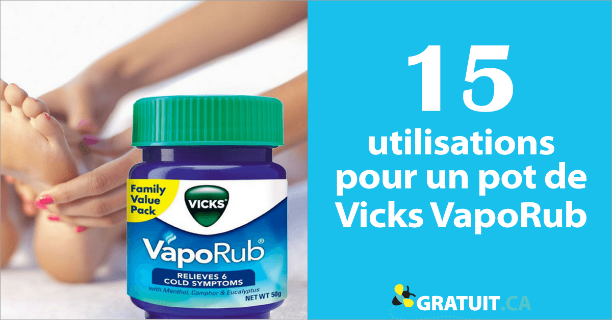 15 Utilisations Inusitées Pour Le Vicks Vaporub