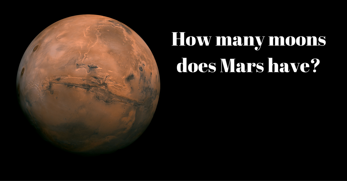 How many moons does Mars have?