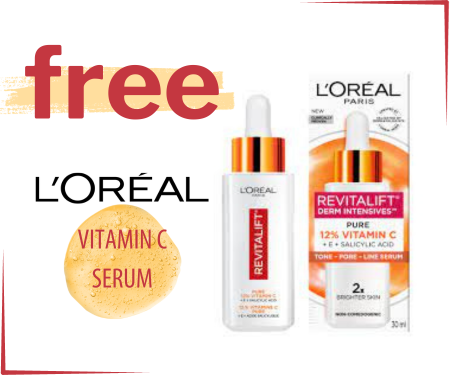 Free L’Oréal Vitamin C Serum