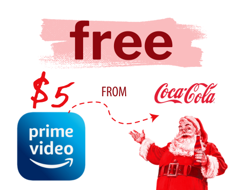 Free $5 Prime Video credit From Coca-Cola