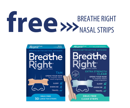 Free Breathe Right Nasal Strips