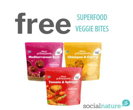 Free Hilary’s Prime Plants Superfood Veggie Bites