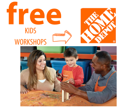 Free Home Depot Kids Workshops