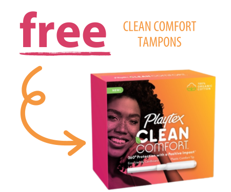 Free Clean Comfort Tampons