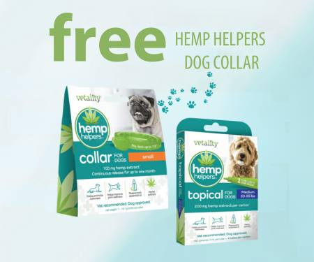 Free Hemp Helpers Dog Collars