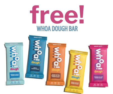 Free Whoa Dough Snack Bar