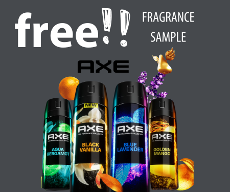 Free AXE Fine Fragrance Sample