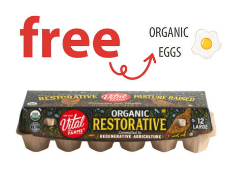 Free Vital Farms Organic Eggs