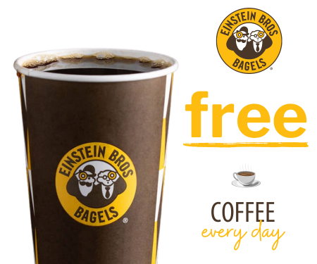 Free Coffee Every Day at Einstein Bros