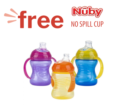 Free Nuby No Spill Mini Gripper Cup