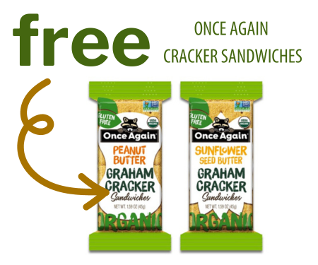 Free Packs of Once Again Cracker Sandwiches