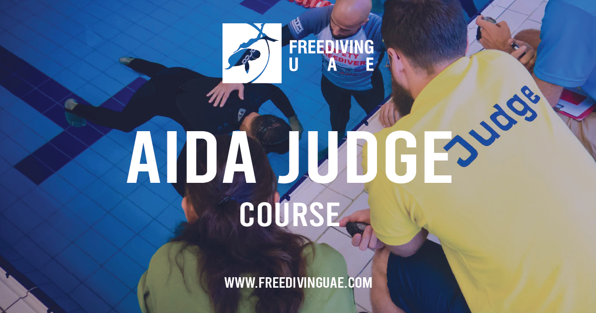 AIDA Judge Course - Freediving in United Arab Emirates. Courses, Certificates and Equipment