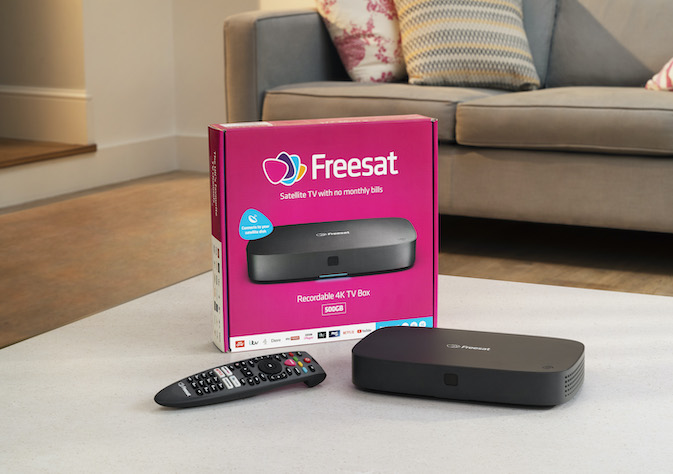 Freesat recordable 4k tv box