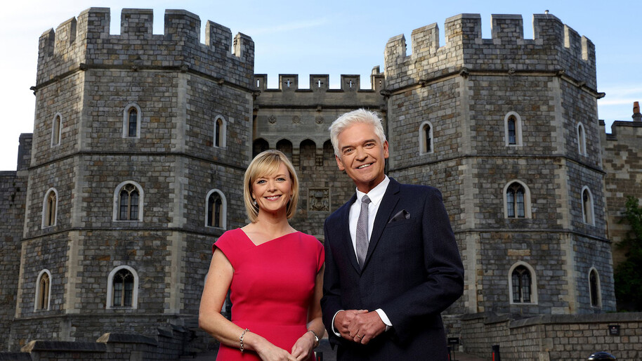 phillip schofield and Julie Etchingham at Windsor Castle