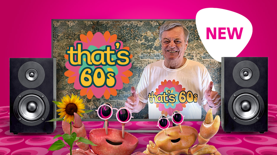 image of Ossi and Pod with Tony Blackburn for That's 60s