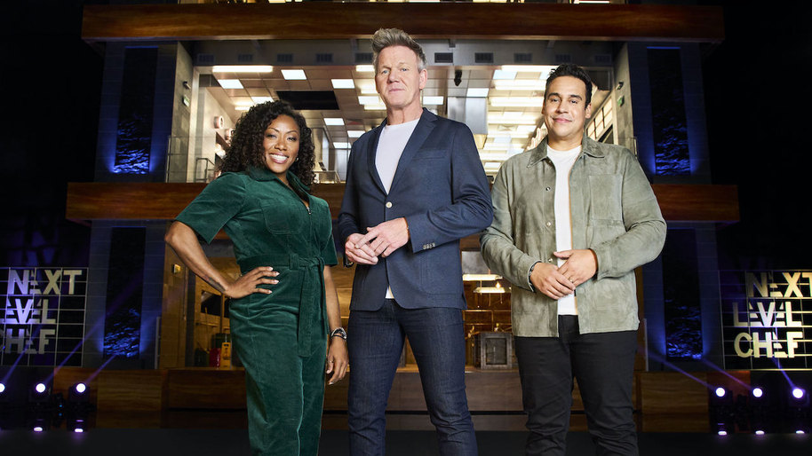 Nyesha Arrington, Gordon Ramsay and Paul Ainsworth in Next Level Chef