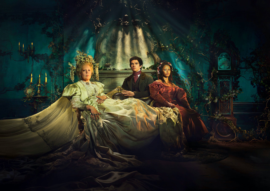 olivia colman, fionn whitehead and shalom brune-franklin in great expectations