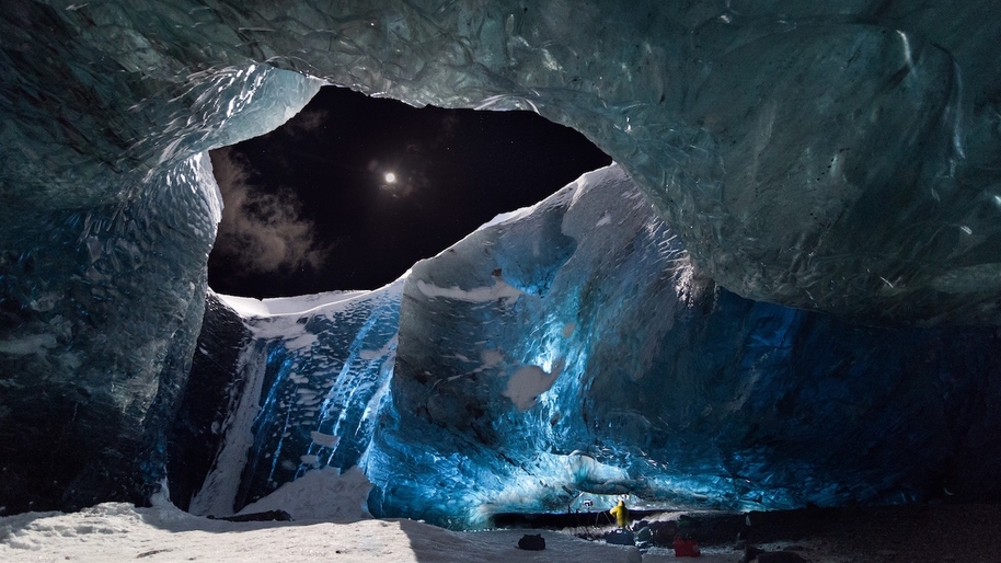 ice cave in iceland