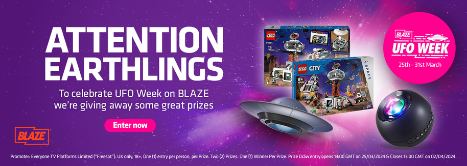 Freesat x BLAZE UFO Week 2024 Prize Draw