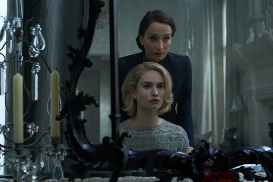 lily james and kristen scott thomas in Rebecca