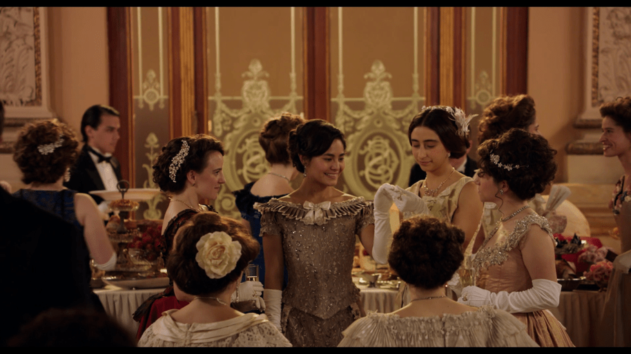 dance of the 41 women in ballgowns