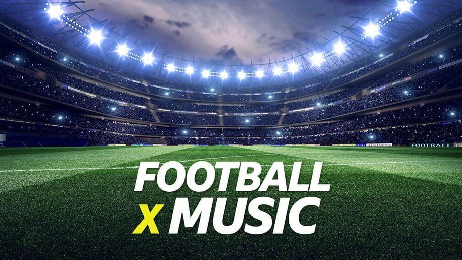 football x music
