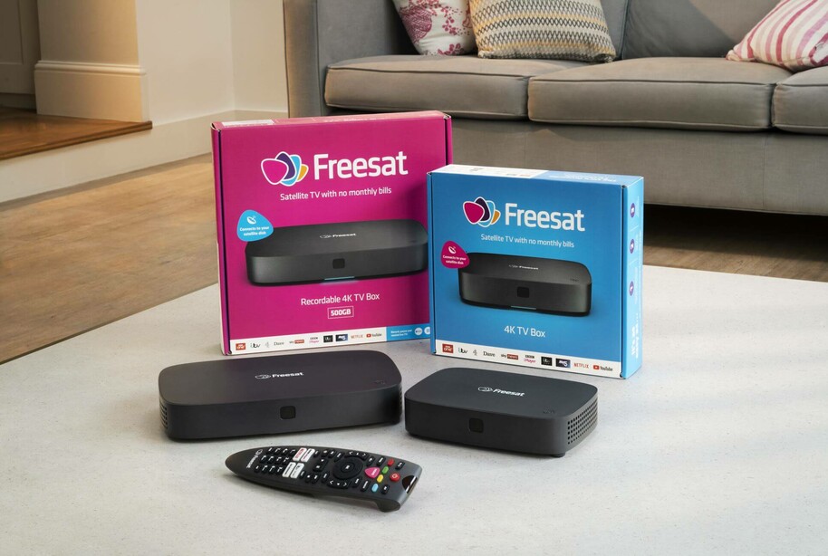 freesat set top boxes