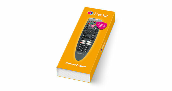 freesat remote control in box