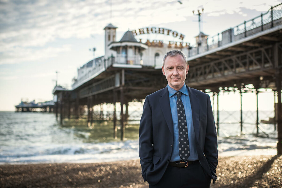 john simm in grace by brighton pier