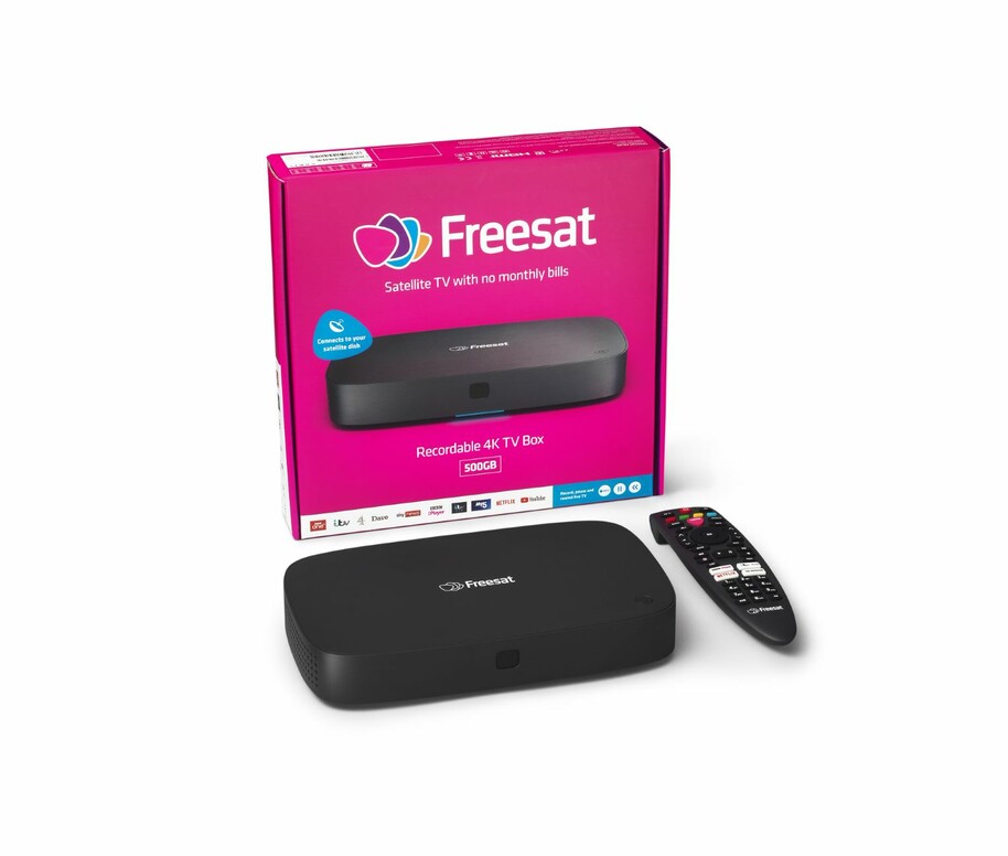 freesat 4k tv box (recordable) product imagery