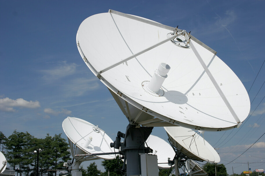 satellite tv station