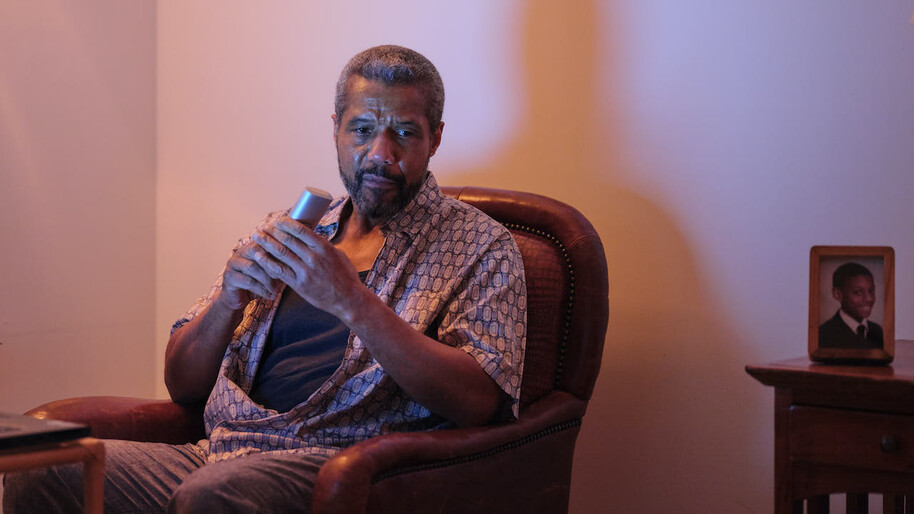 stephen hugh quarshie on sofa