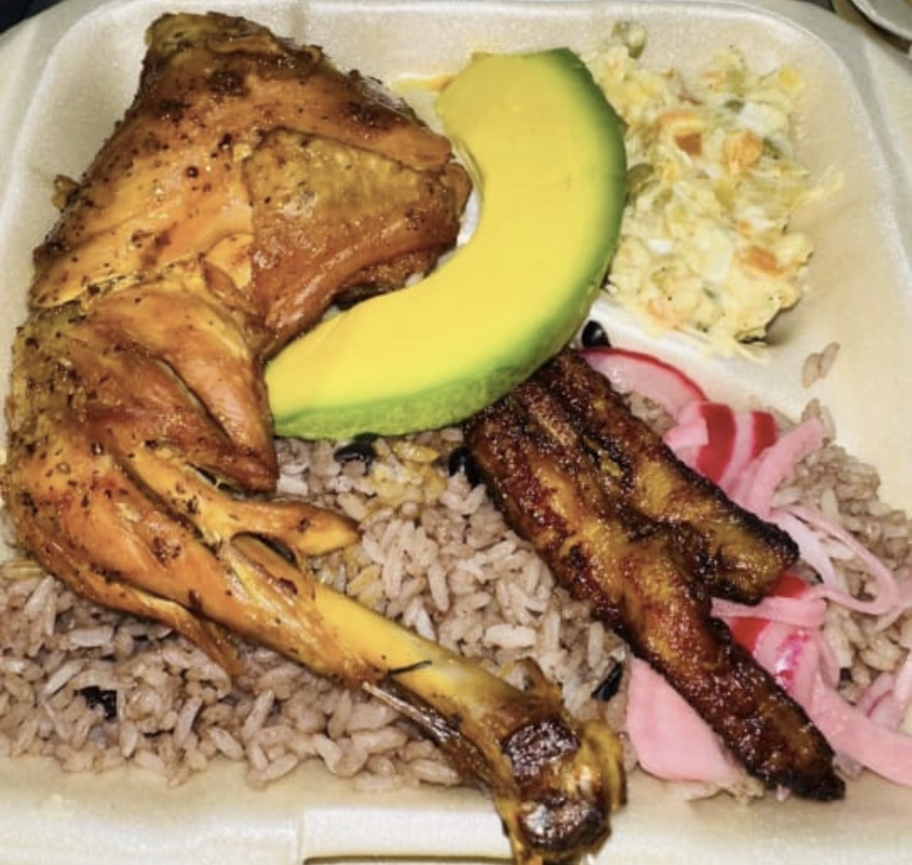 Baked chicken with Rice n Beans