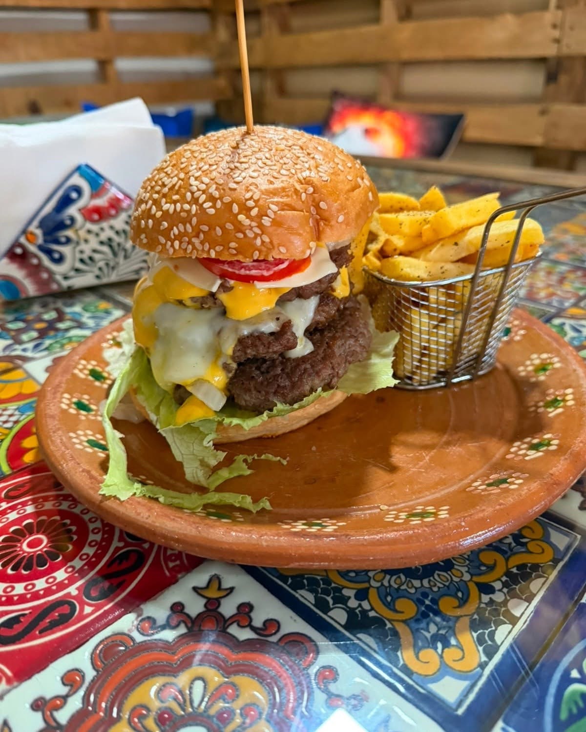 3T’s Triple Trouble Toby Beef Burger