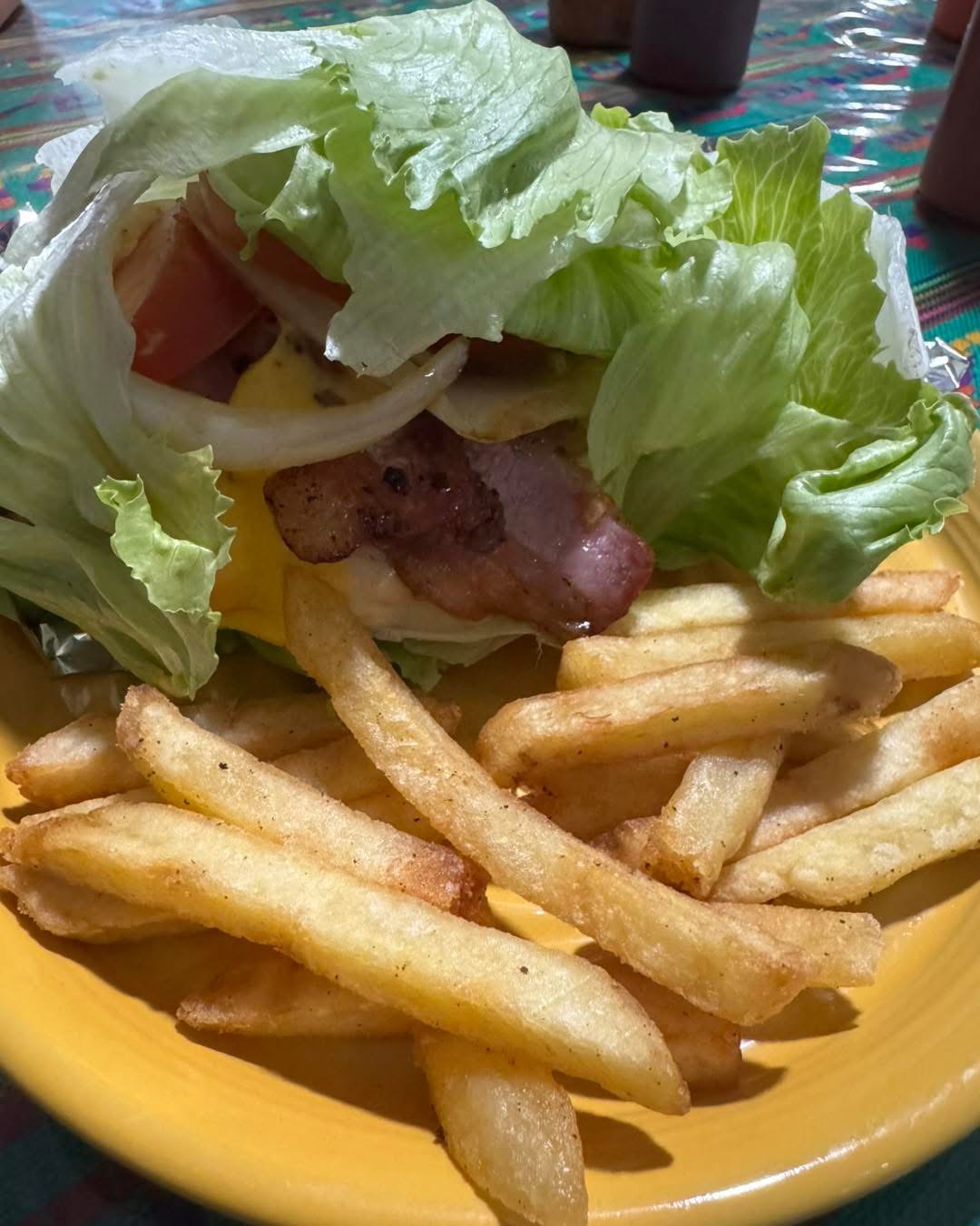 Beef Lettuce Wrap Burger 