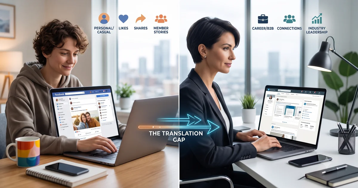 Why Your Facebook Strategy Will Flop on LinkedIn (And How to Fix It)