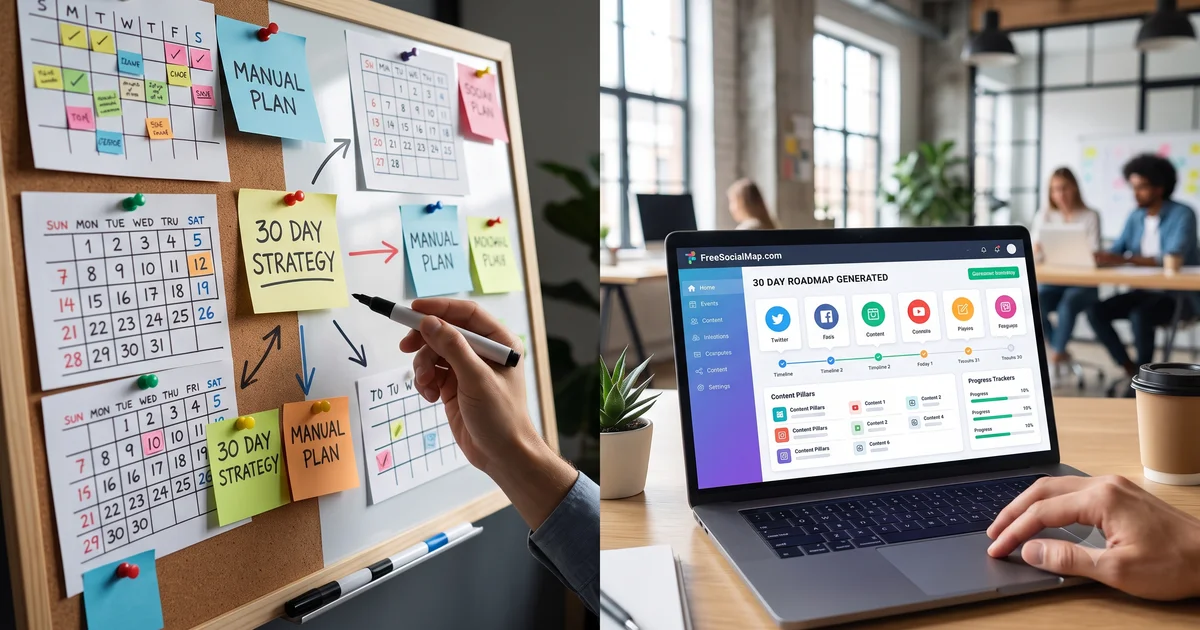 The End of the Whiteboard: Why Automated 30-Day Content Maps Are Changing the Game