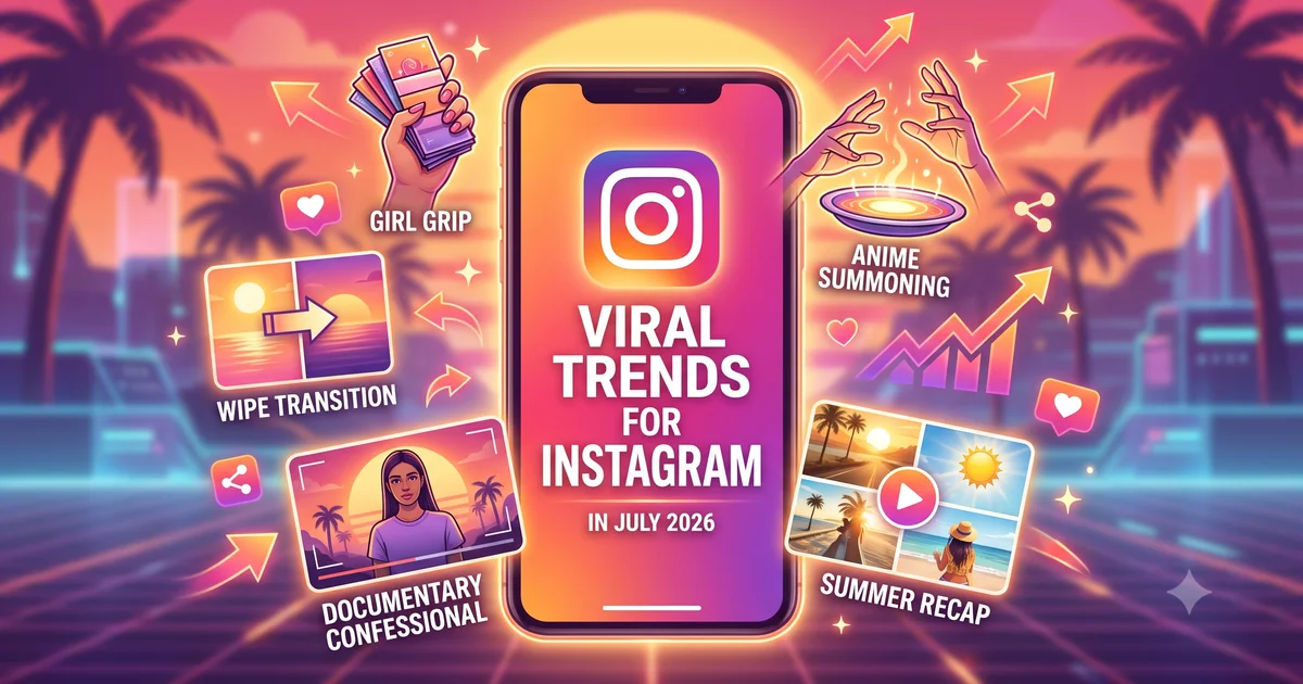 What’s Going Viral on Instagram in July 2026: 5 Trends You Need to Try
