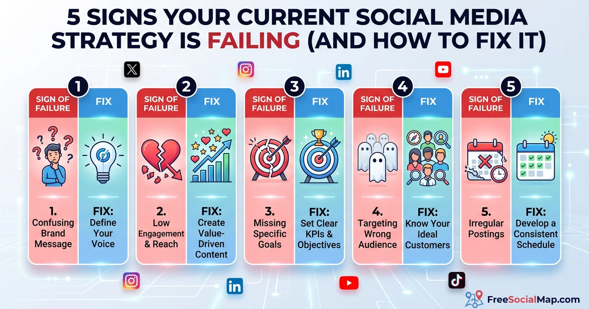 5 Signs Your Current Social Media Strategy Is Failing (And How to Fix It)