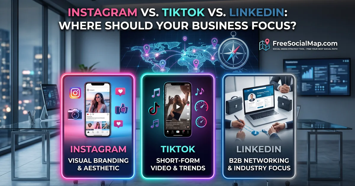 Instagram vs. TikTok vs. LinkedIn: Where Should Your Business Focus?