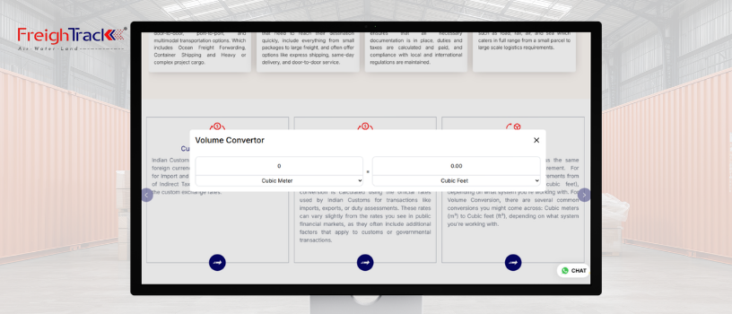 Best Online Volume Converter for Logistics Professionals (Free Tool)