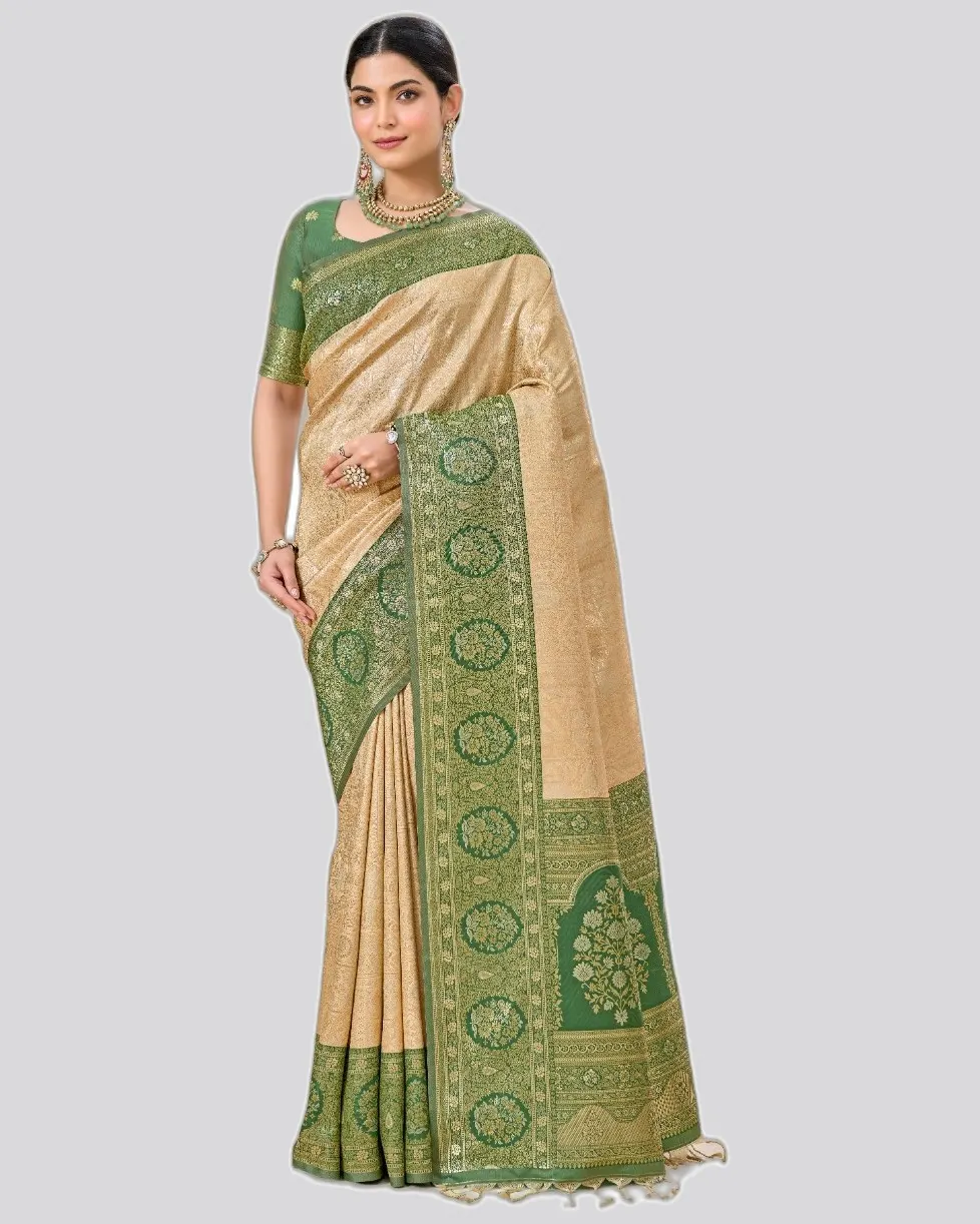 Kanjivaram Silk Broad Border Regular Saree
